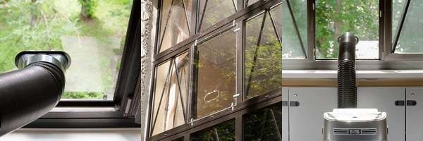 Съемные оконные панели из оргстекла для подключения любых марок мобильных напольных кондиционеров Съемные оконные панели из оргстекла для подключения любых марок мобильных напольных кондиционеров
